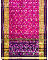 Purple & Pink Narikunj Patola Saree