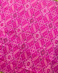 Blue & Pink Manekchowk Patola Saree