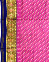 Blue & Pink Leheriya Patola Saree