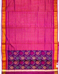 Purple & Pink Booty Design Patola Saree