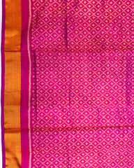 Purple & Pink Booty Design Patola Saree