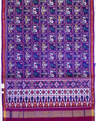 Purple Narikunj Patola Saree