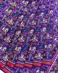 Purple Narikunj Patola Saree