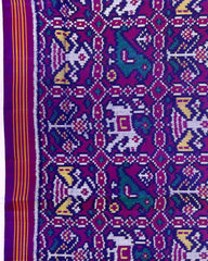 Purple Narikunj Patola Saree