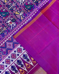 Purple Narikunj Patola Saree