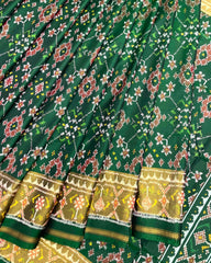 Green Navratan Patola Saree