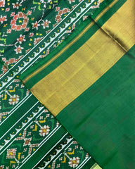 Green Navratan Patola Saree