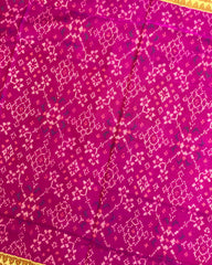 Pink Navratan Patola Saree