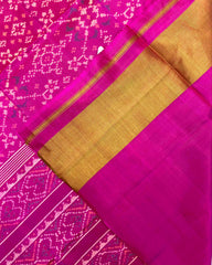 Pink Navratan Patola Saree