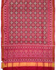 Carrot Pink Panchanda Patola Saree