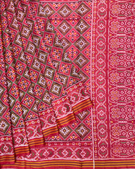 Carrot Pink Panchanda Patola Saree