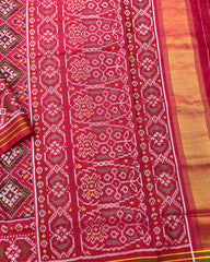 Carrot Pink Panchanda Patola Saree