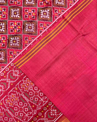 Carrot Pink Panchanda Patola Saree