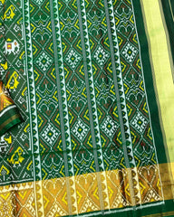 Green Narikunj Narikunj Patola Saree