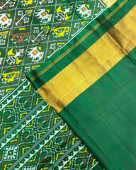 Green Narikunj Narikunj Patola Saree