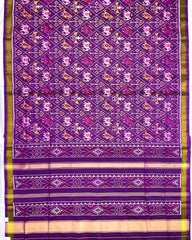 Purple Narikunj Patola Saree