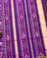 Purple Narikunj Patola Saree