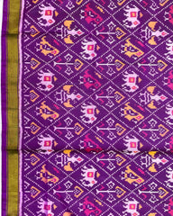 Purple Narikunj Patola Saree