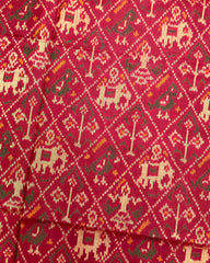 Maroon Narikunj Patola Saree