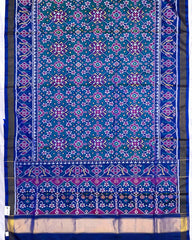 Blue & Turquoise Navratan Patola Saree