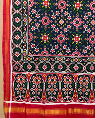 Red & Blue Navratan Patola Dupatta