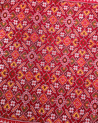 Red Manekchowk Patola Saree