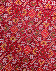 Red Manekchowk Patola Saree