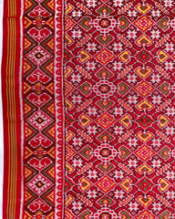 Red Manekchowk Patola Saree