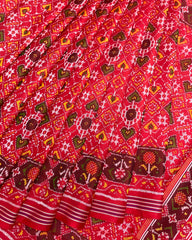 Red Manekchowk Patola Saree