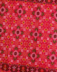 Red Manekchowk Patola Saree