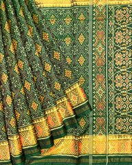 Green Panchanda Patola Saree