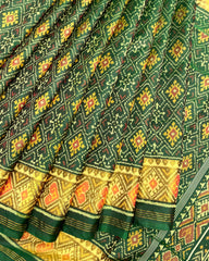 Green Panchanda Patola Saree