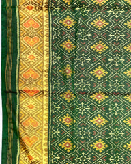 Green Panchanda Patola Saree