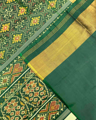 Green Panchanda Patola Saree