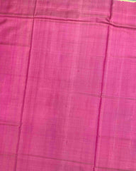 Sky Blue & Light Pink Plain Patola Saree