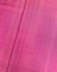 Sky Blue & Light Pink Plain Patola Saree