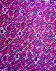 Purple & Pink Manekchowk Patola Saree