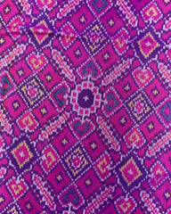 Purple & Pink Manekchowk Patola Saree