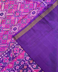 Purple & Pink Manekchowk Patola Saree