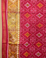 Red Panchanda Patola Dupatta