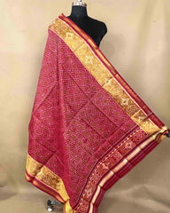 Red Panchanda Patola Dupatta