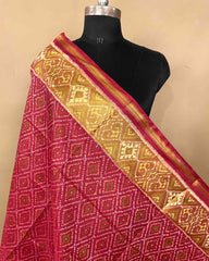 Red Panchanda Patola Dupatta