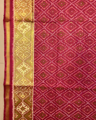 Red Panchanda Patola Dupatta