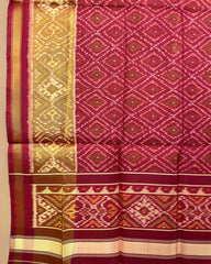 Red Panchanda Patola Dupatta