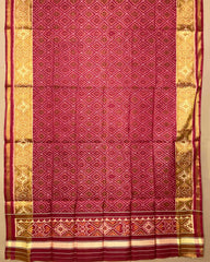 Red Panchanda Patola Dupatta