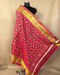 Red Chhabdi Patola Dupatta