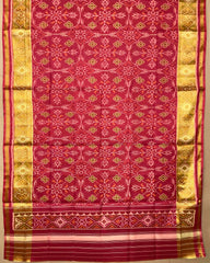 Red Chhabdi Patola Dupatta