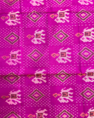 Pink Elephant Panchanda Mix Patola Dupatta