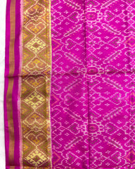 Pink Manekchowk Patola Dupatta