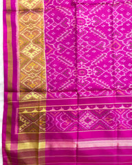 Pink Manekchowk Patola Dupatta